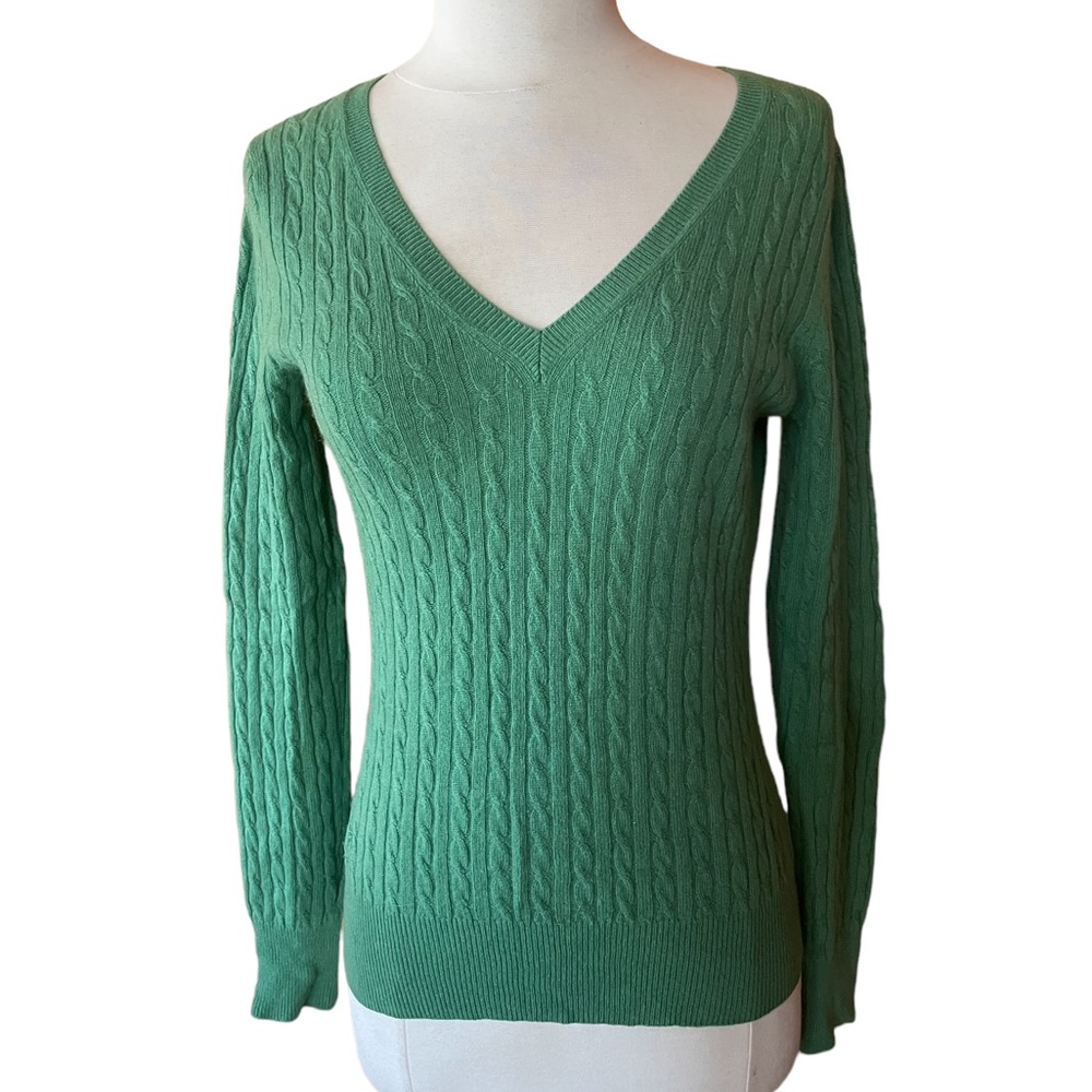 Lilly Pulitzer Cable Knit, Cashmere V-Neck Sweater